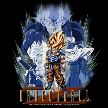 san goku,végéta,trunk et petit coeur