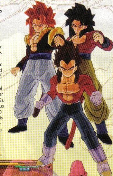 gogeta,goku ssj4,végéta ssj4