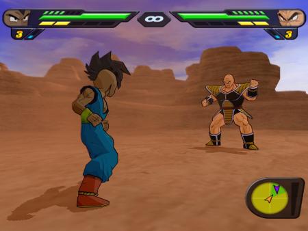 début du comba       oob vs nappa